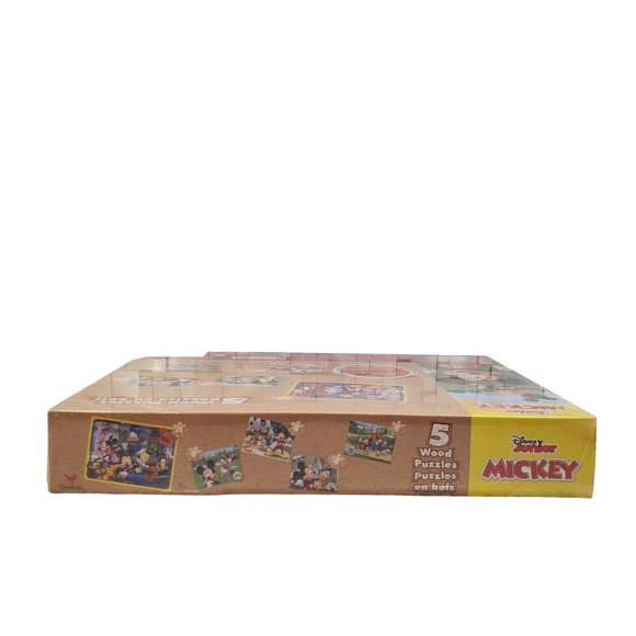 Disney Mickey Mouse Wood Puzzles Minnie Mouse Donald Duck Goofy - Picture 6 of 12
